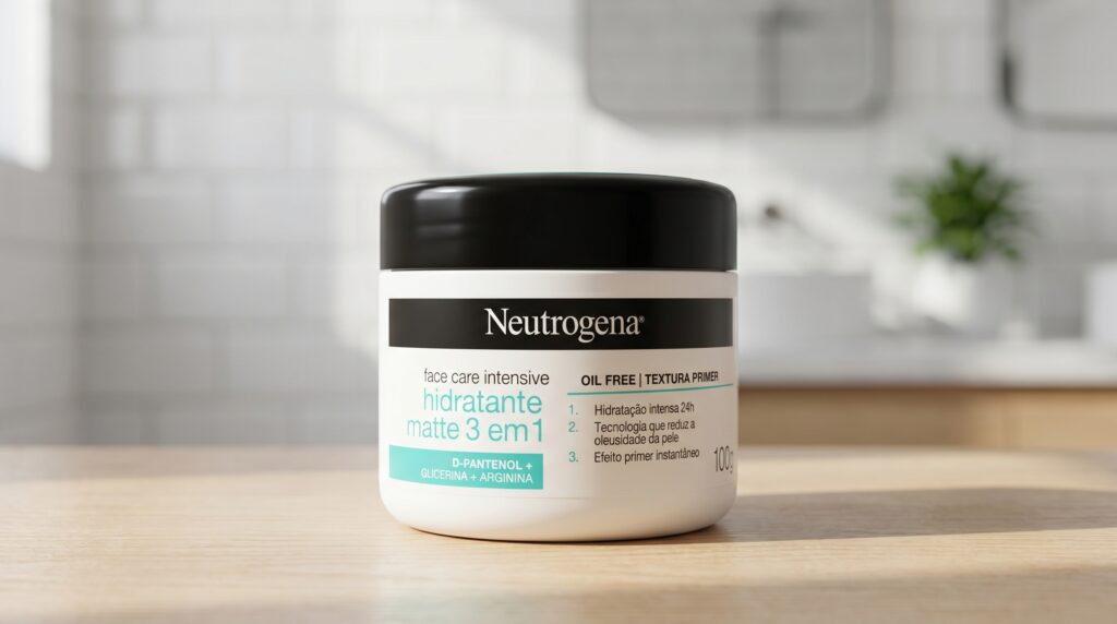 Neutrogena Matte 3 em 1 hidratante facial pele oleosa