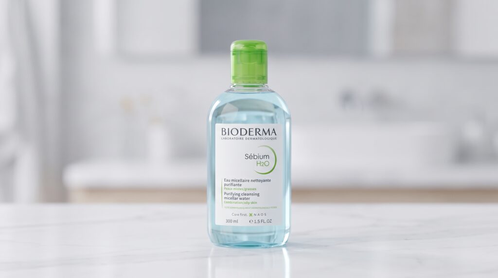 Bioderma Sébium H2O água micelar pele oleosa embalagem azul