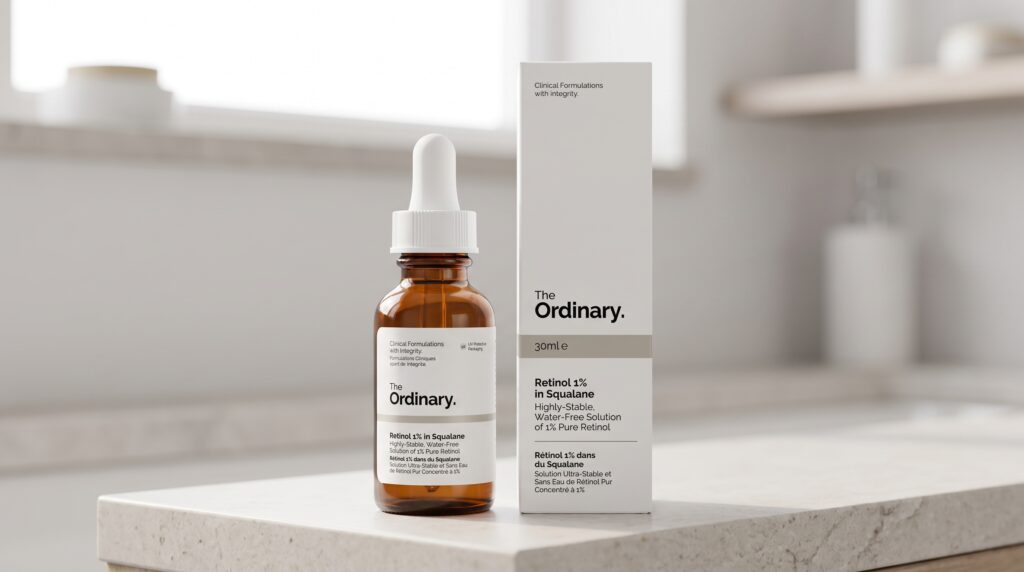 The Ordinary retinol 0,2% em esqualano para iniciantes